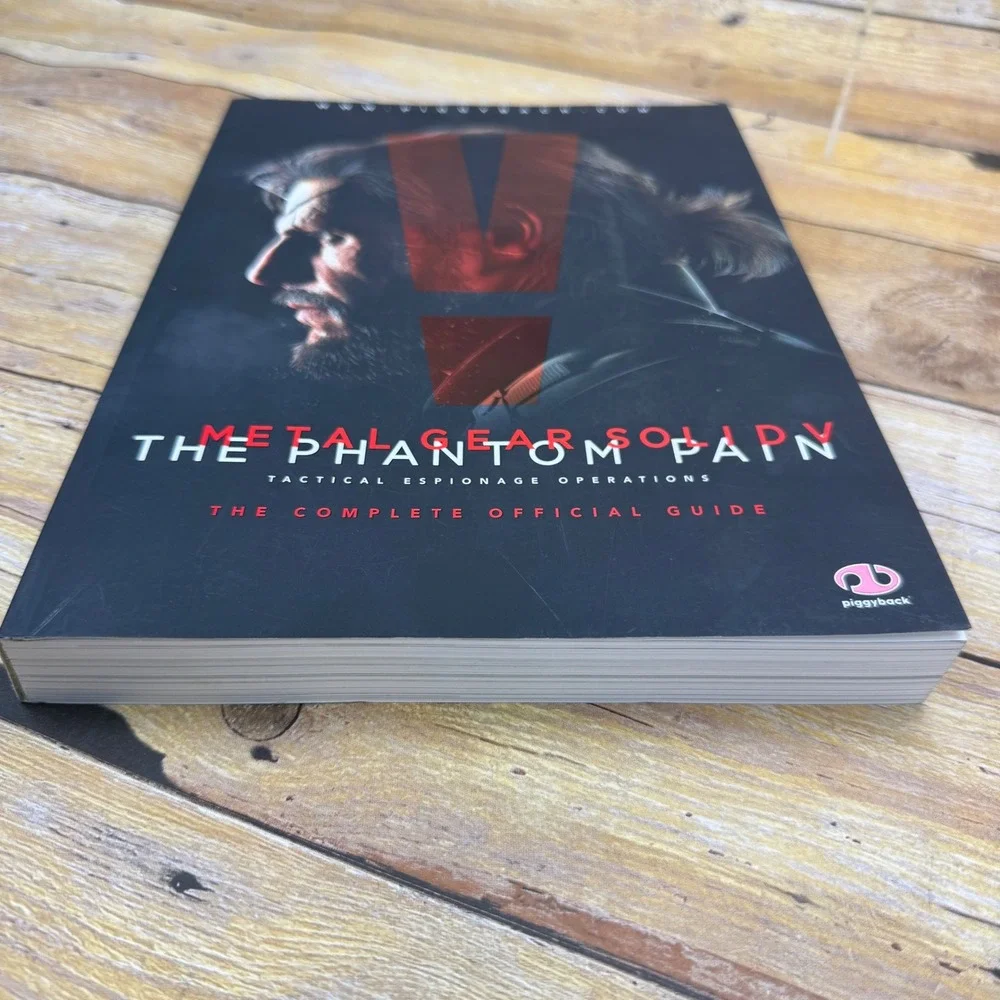 Piggyback Metal Gear Solid V Phantom Pain Guide Black Tactical Strategy 2015